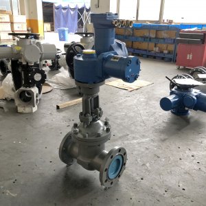 礦用電動閥門MKZ941H-40 DN150防爆（礦山、冶